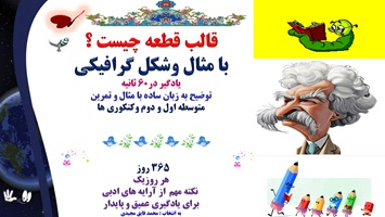 قالب قطعه چیست ؟ با مثال وشکل گرافیکی یادگیر در60 ثانیه